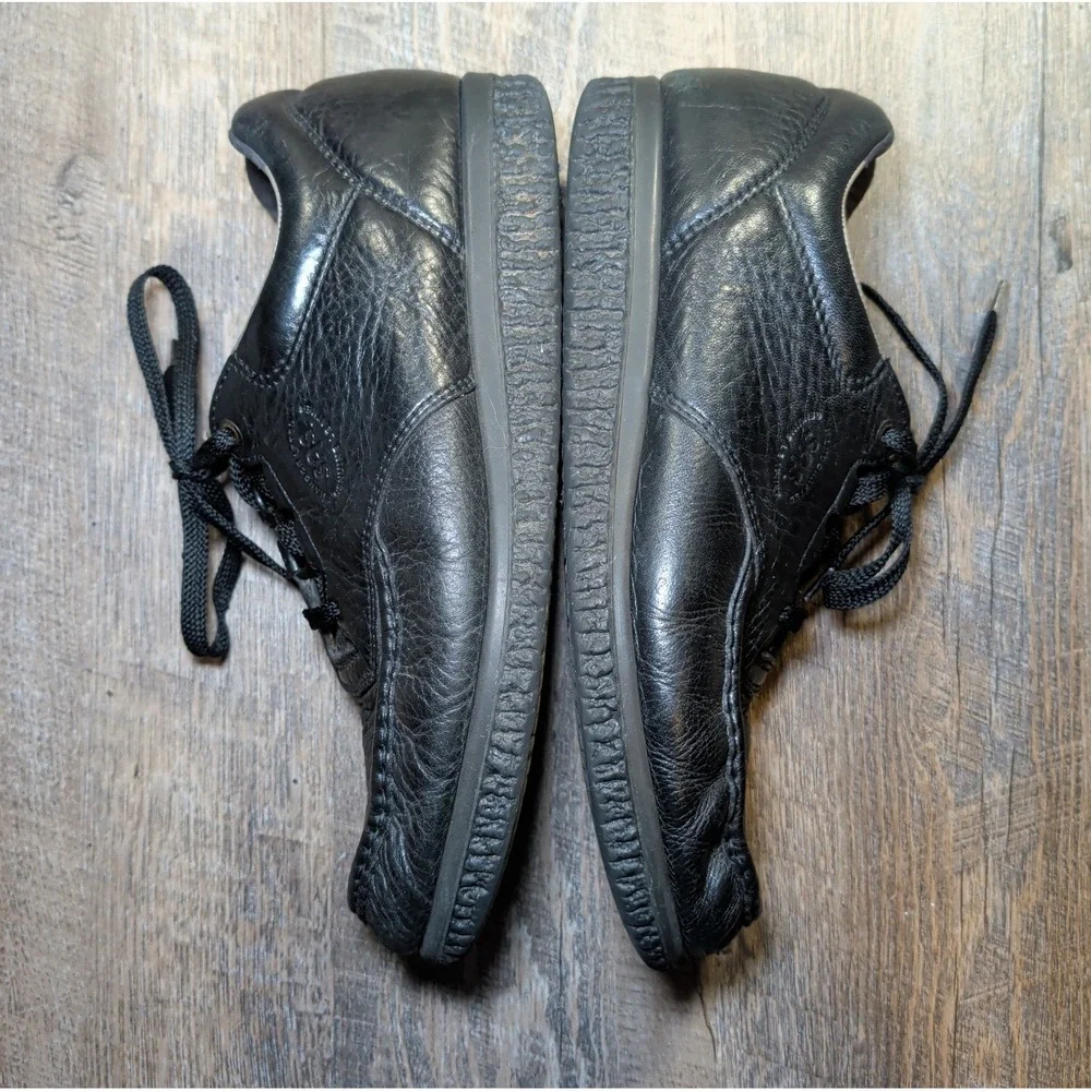 SAS Pathfinder Shoes Sneakers Mens 12 W Black Pebbled Leather COMFORT USA